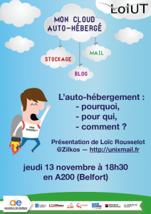 Affiche Conf auto-hébergement